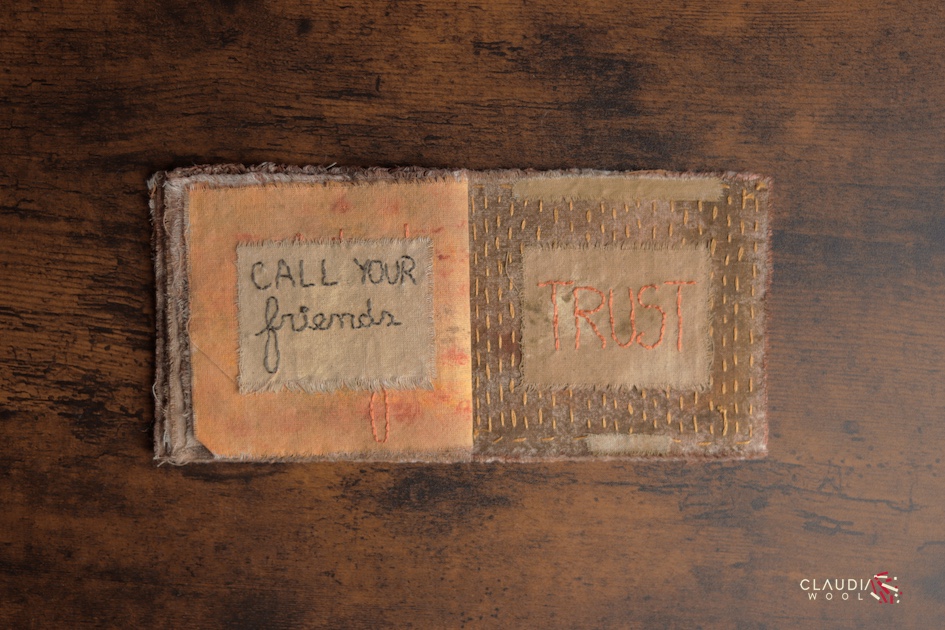 pag 18-19 Cuaderno textil Nº1 Claudia Wool - artista textil