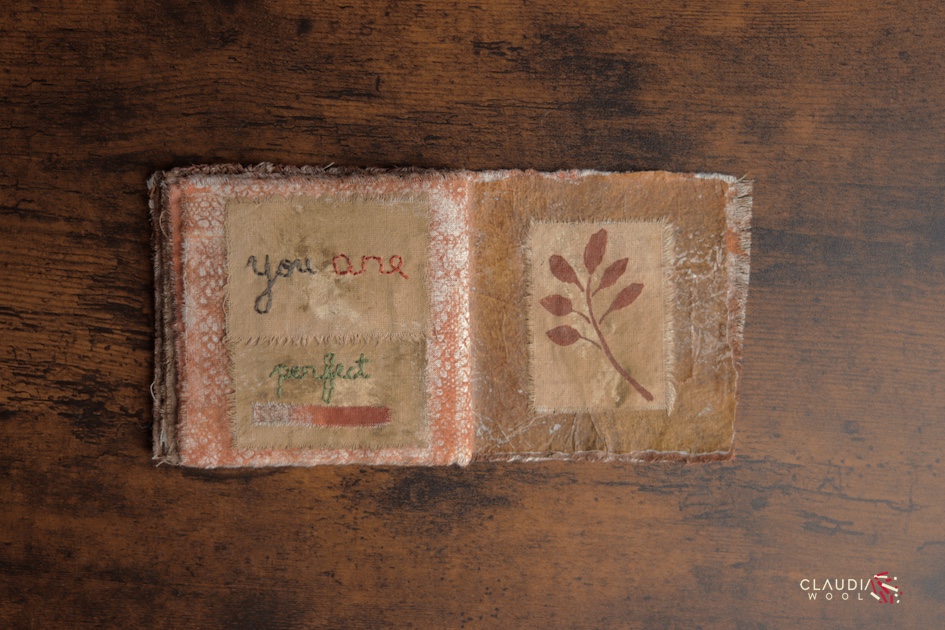 pag 22-23 Cuaderno textil Nº1 Claudia Wool - artista textil