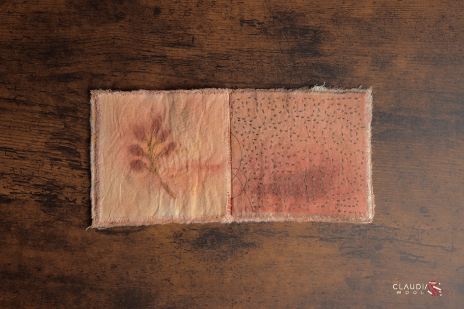 pag 6-7 Cuaderno textil Nº2 Claudia Wool - artista textil