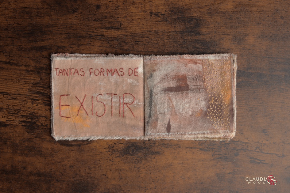 pag 4-5 Cuaderno textil Nº3 Claudia Wool - artista textil