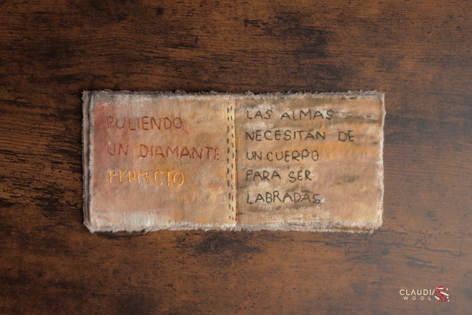 pag 8-9 Cuaderno textil Nº3 Claudia Wool - artista textil