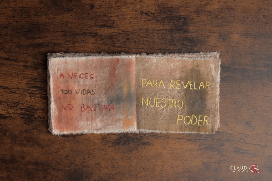 pag 10-11 Cuaderno textil Nº3 Claudia Wool - artista textil