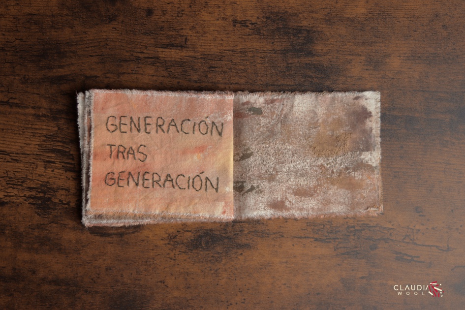 pag 12-13 Cuaderno textil Nº4 Claudia Wool - artista textil