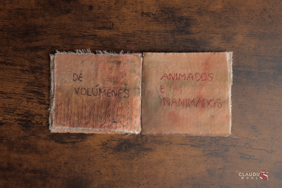 pag 6-7 Cuaderno textil Nº5 Claudia Wool - artista textil