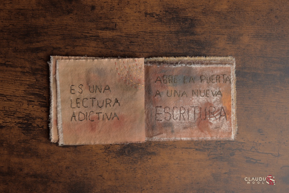 pag 10-11 Cuaderno textil Nº5 Claudia Wool - artista textil
